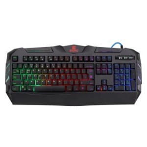 Klawiatura przewodowa Defender WEREWOLF GK-120DL podświetlana gaming+gra War Thunder