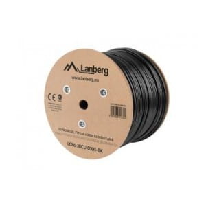 Kabel FTP Lanberg kat. 6 305m drut CU outdoor żelowany