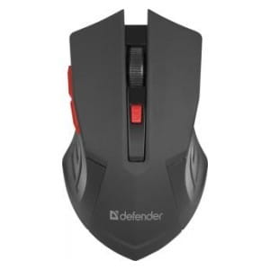 Mysz bezprzewodowa Defender ACCURA MM-275 optyczna 1600dpi 6P czarno-czerwona