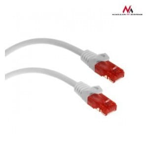 Patchcord Maclean MCTV-301 W UTP cat6 wtyk-wtyk 1m biały