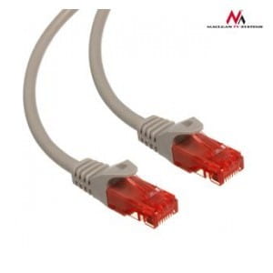 Patchcord Maclean MCTV-302 S UTP cat6 wtyk-wtyk 2m szary
