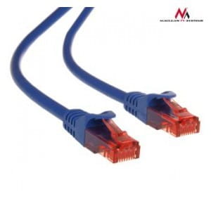 Patchcord Maclean MCTV-302 N UTP cat6 wtyk-wtyk 2m niebieski