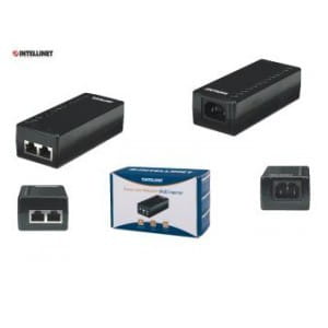 Zasilacz PoE Intellinet 15,4W 1xRJ45 Ethernet 802.3af