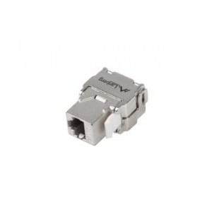 Moduł Keystone Lanberg gniazdo RJ45 -> LSA beznarzędziowy FTP kat.6 180° do puszki montażowej