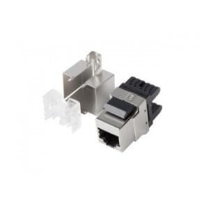 Moduł Keystone Lanberg gniazdo RJ45 -> LSA FTP kat.6A 180° do puszki montażowej