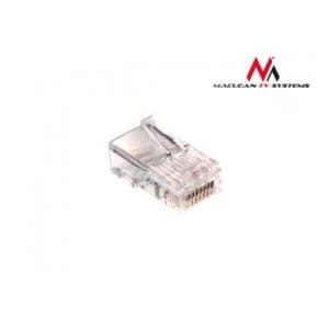 Wtyk RJ45 Maclean MCTV-662 8P8C 5e Drut Opakowanie 100szt