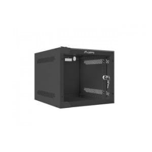 Szafa instalacyjna Rack wisząca 10" 4U 280x310mm czarna Lanberg (flat pack)