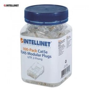 Wtyk Intellinet RJ45 8P/8C UTP Cat.5e/linka 100szt.
