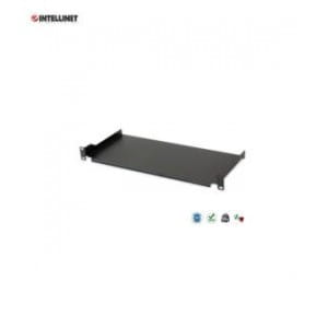 Półka do szafy 19" Intellinet 200mm 1U pełna, czarna