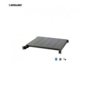 Półka do szafy 19" Intellinet 415mm 1U wysuwana 430-665m, czarna