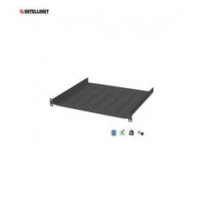 Półka do szafy 19" Intellinet 305mm 1U perforowana, czarna