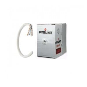 Kabel instalacyjny Intellinet skrętka Cat5e FTP linka, 100% miedź, 305m szary