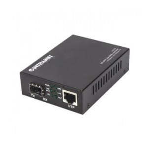 Media Konwerter Intellinet 10GBase-T na 10GBase-R, 1x Slot 10GB SFP+ / 1x port 10GB RJ45