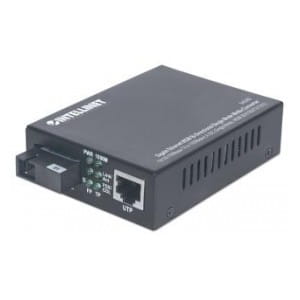 Media konwerter Intellinet 10/100/1000Base-TX na 1000Base-LX (SC) jednomodowy, 20km, WDM RX1550/TX1310