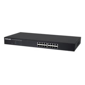 Switch niezarządzalny Intellinet 16x 10/100 Mbps w tym 8x PoE+ 58W Rack 19"