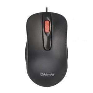 Mysz przewodowa Defender POINT MM-756 OPTICAL 1000dpi 3P czarna
