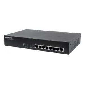 Switch niezarządzalny Intellinet 8x 10/100/1000 Mbps PoE+ 140W Rack 19"