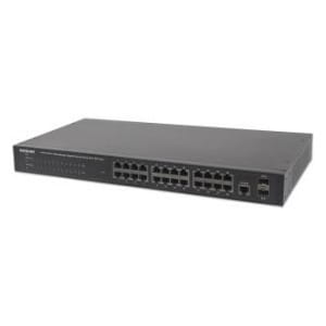 Switch zarządzalny Intellinet 24x 10/100/1000 Mbps + 2x SFP