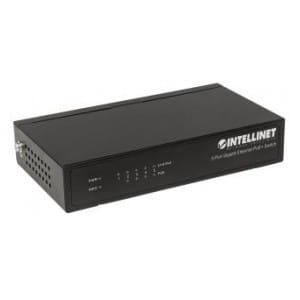 Switch niezarządzalny Intellinet 5x 10/100/1000 Mbps PoE+ 60W Desktop