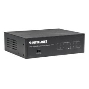 Switch niezarządzalny Intellinet 8x 10/100/1000 Mbps PoE+ 60W desktop