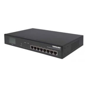 Switch niezarządzalny Intellinet 8x 10/100/1000 Mbps w tym 4x Ultra PoE 140W Desktop/Rack 19" LCD