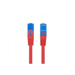Patchcord Lanberg S/FTP kat.6A 1,5m LSZH CCA fluke passed czerwony