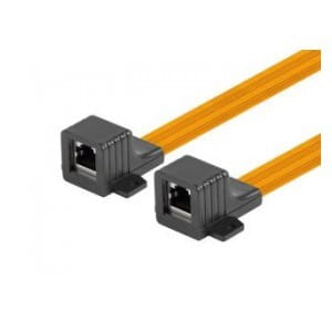 Adapter Lanberg złączka sieciowa przelotka okienna RJ45 kat.5E 23cm