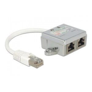 Adapter rozdzielacz LAN Delock rozdzielacz LAN RJ45 - 2x RJ45 na kablu 15cm