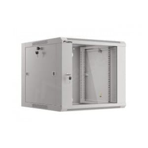 Szafa instalacyjna wisząca 19" 9U 570x600 szybki montaż szara Lanberg (flat pack)