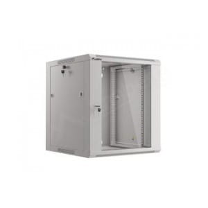Szafa instalacyjna wisząca 19" 12U 570x600 szybki montaż szara Lanberg (flat pack)