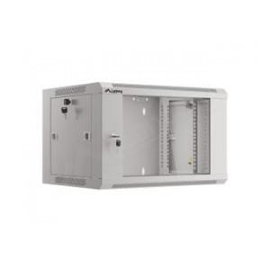 Szafa instalacyjna wisząca 19" 6U 570x450 szybki montaż szara Lanberg (flat pack)