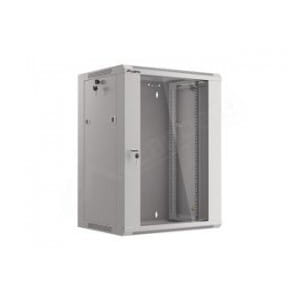 Szafa instalacyjna Rack wisząca 19" 15U 570x450 szybki montaż szara Lanberg (flat pack)