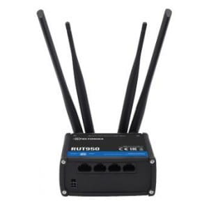 Router 4G LTE Teltonika RUT950, WiFi 802.11b/g/n, 2x SIM, 4x LAN/WAN 10/100 Mbps