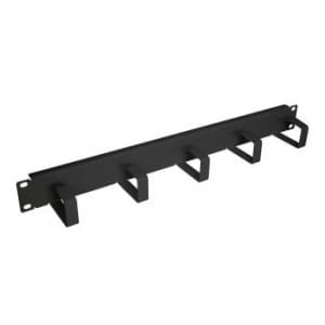 Organizer kabli do szaf Rack 19" EFB-Elektronik 699995TS.1, 1U, 5 uchwytów, metalowy, czarny