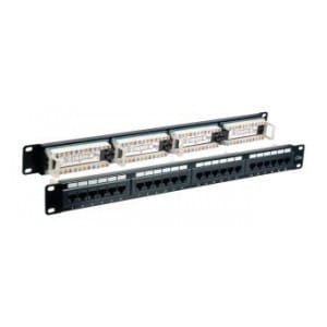 Patch panel EFB-Elektronik 37584.1, 24 porty RJ45 Cat5e UTP, 1U, czarny