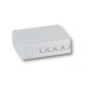 Gniazdo klienckie FTTH EFB-Elektronik FTTH-BOX-IN-5 wewnętrzne na 4 adaptery, naścienne lub na szynę DIN