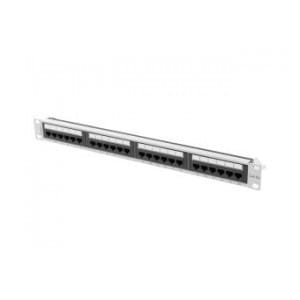 Patch panel Lanberg 24 port 1U kat.6A szary