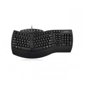 Klawiatura przewodowa Perixx PERIBOARD-512 Classic Ergonomic, czarna