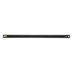 Patch panel 19'' Netrack 24-porty kat. 6 UTP, 0,5U z półką