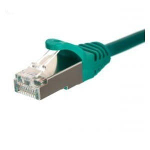 Patchcord RJ45, Netrack osłonka zalewana, kat. 5e FTP/STP, 5m zielony