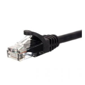 Patchcord RJ45, Netrack osłonka zalewana, kat. 6 UTP, 5m czarny