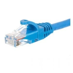 Patchcord RJ45, Netrack osłonka zalewana, kat. 6 UTP, 2m niebieski