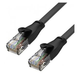 Patchcord UNITEK C1812GBK Cat.6 Płaski, UTP, RJ45, 5m