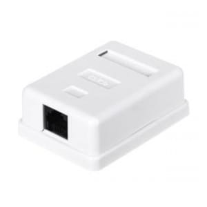 Gniazdo natynkowe kompletne 1xRJ45 8p8c UTP Cat5e LSA Netrack