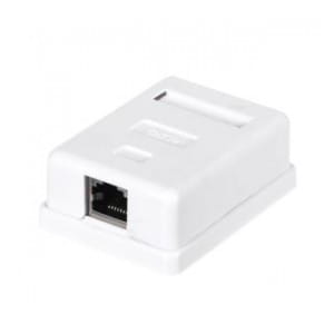 Gniazdo natynkowe kompletne 1xRJ45 8p8c FTP Cat5e LSA Netrack