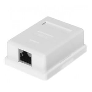 Gniazdo kompletne natynkowe 1 x RJ45 8p8c FTP kat. 6 LSA Netrack