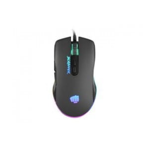 Mysz przewodowa Fury Scrapper optyczna Gaming 6400 DPI czarna RGB