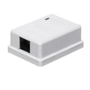 Gniazdo natynkowe kompletne 1xRJ45 8p8c UTP Cat6 LSA Netrack
