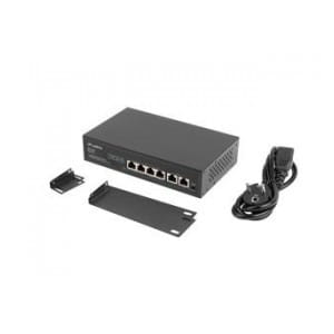 Switch niezarządzalny Lanberg 4x 100Mb PoE+/2x 100Mb Rack 10"/19" Fast Ethernet 60W