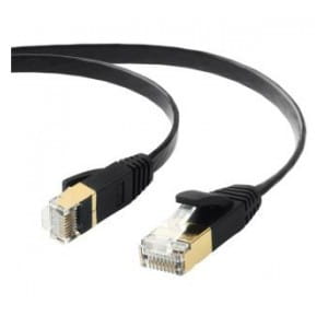 Patchcord U-FTP Edimax CAT7 10GbE AWG32 1m czarny